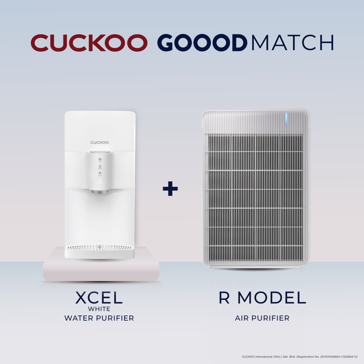 CUCKOO GOOODMATCH - XCEL + R Model (BUNDLE 3)